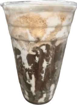 Dazed & Confused: Root beer with Marshmallow fluff, Toasted marshmallow, Vanilla, Vanilla cold foam